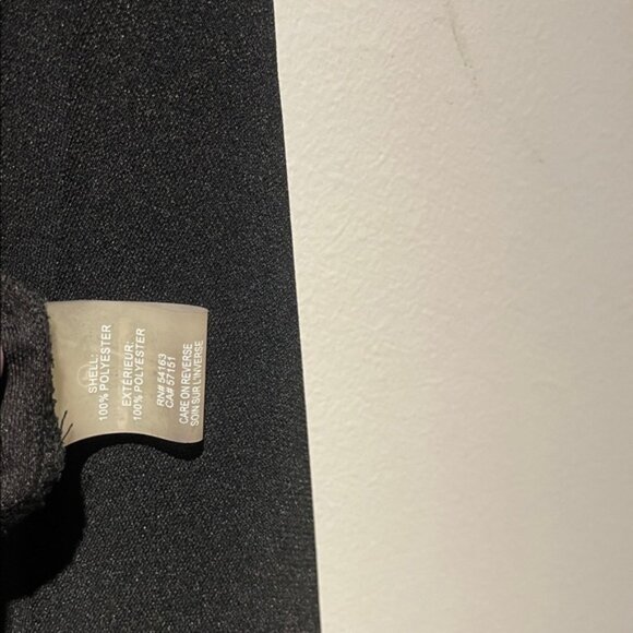 DKNY Black Faux Wrap Dress with Embellishment. - Picture 10 of 11